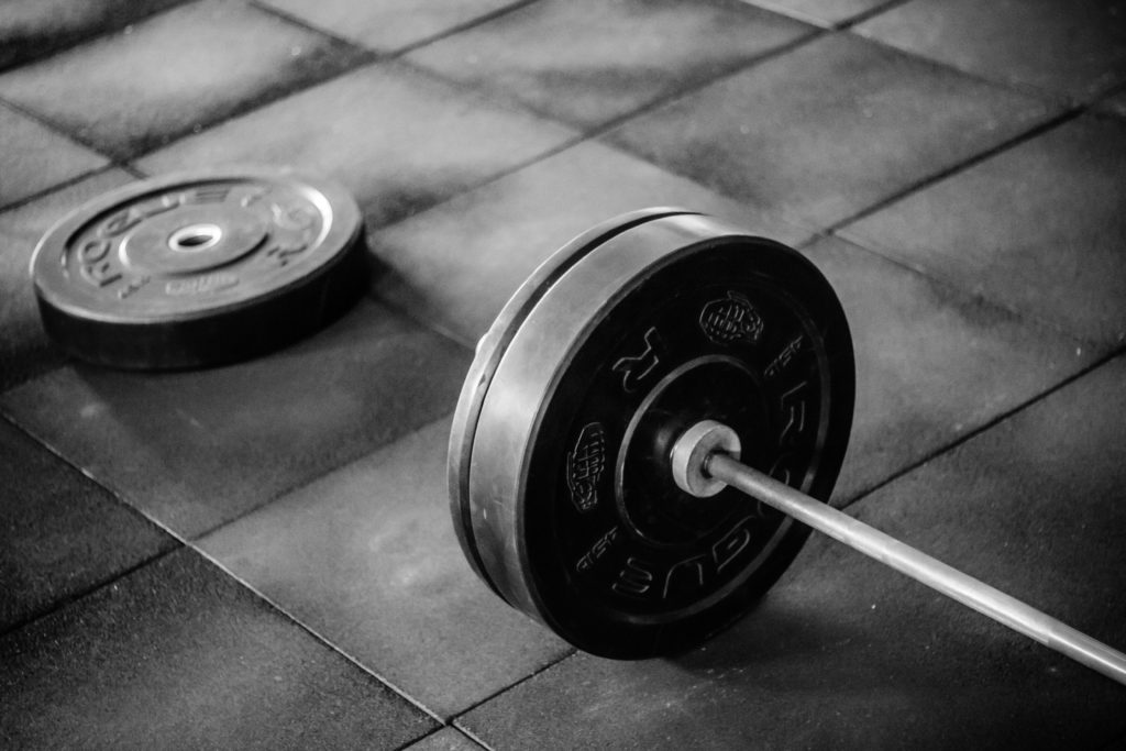 weights on a barbell